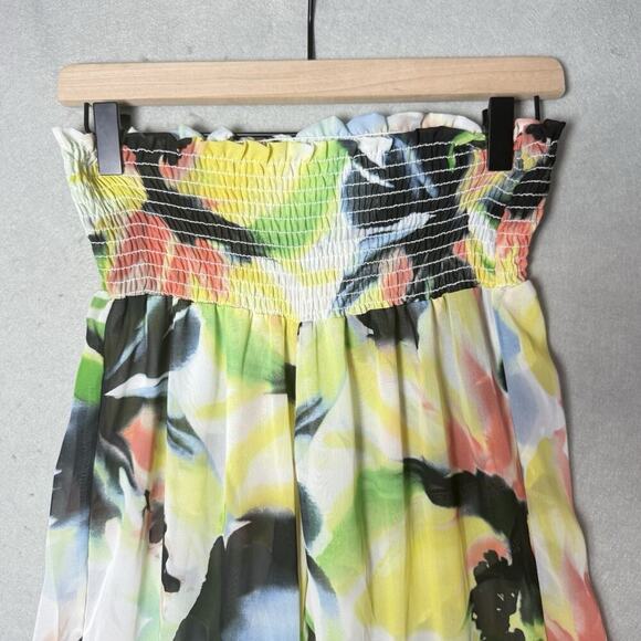Show Me Your Mumu Women’s Floral Chiffon Wide Leg Pants Built In Shorts Size M - Picture 3 of 10